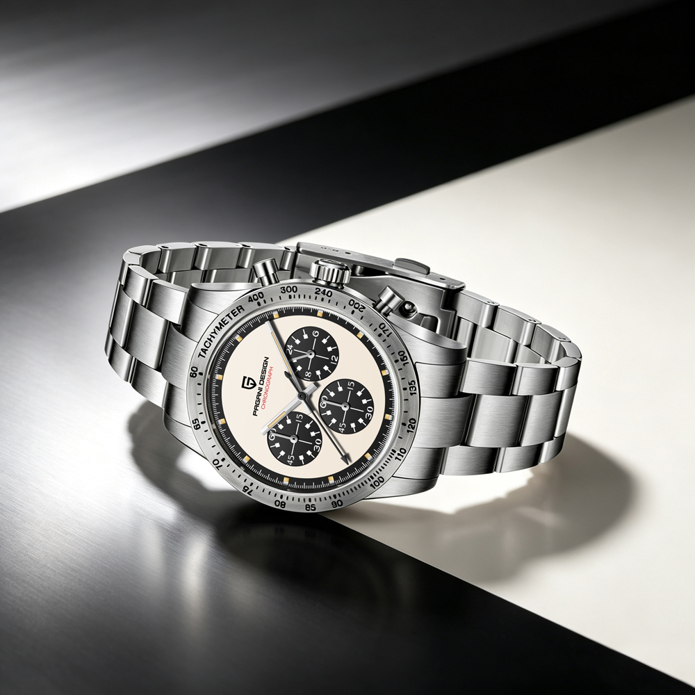 Luxury Watch Maker - 2026年新作 PAGANI DESIGN メンズクォーツ腕時計、高級ブランド、サファイアガラス、防水、夜光、ビジネス向け、ステンレススチール製