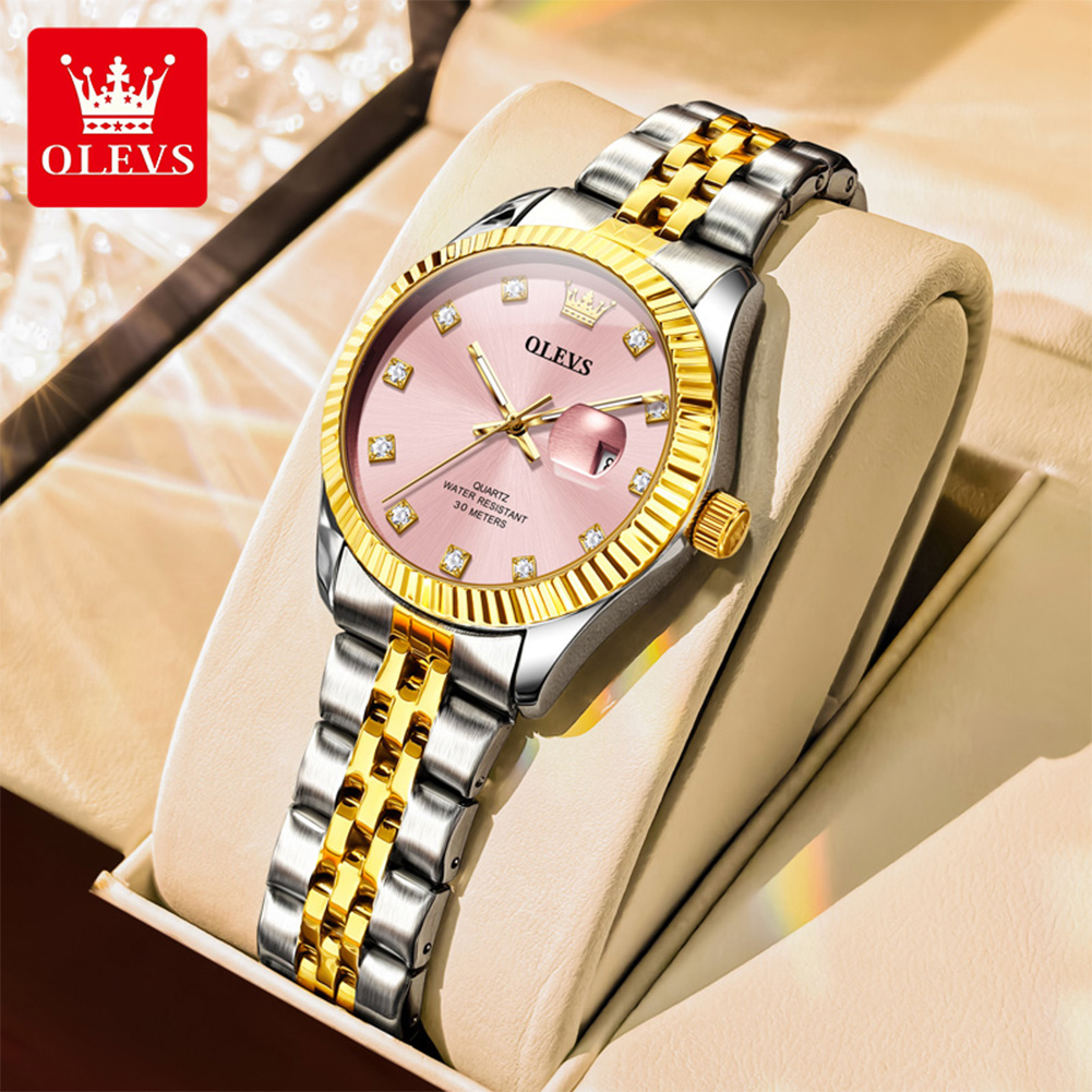 Luxury Watch Top 10 - OLEVS 3705 レディース腕時計 高級トップブランド オリジナルクォーツ 女性用腕時計