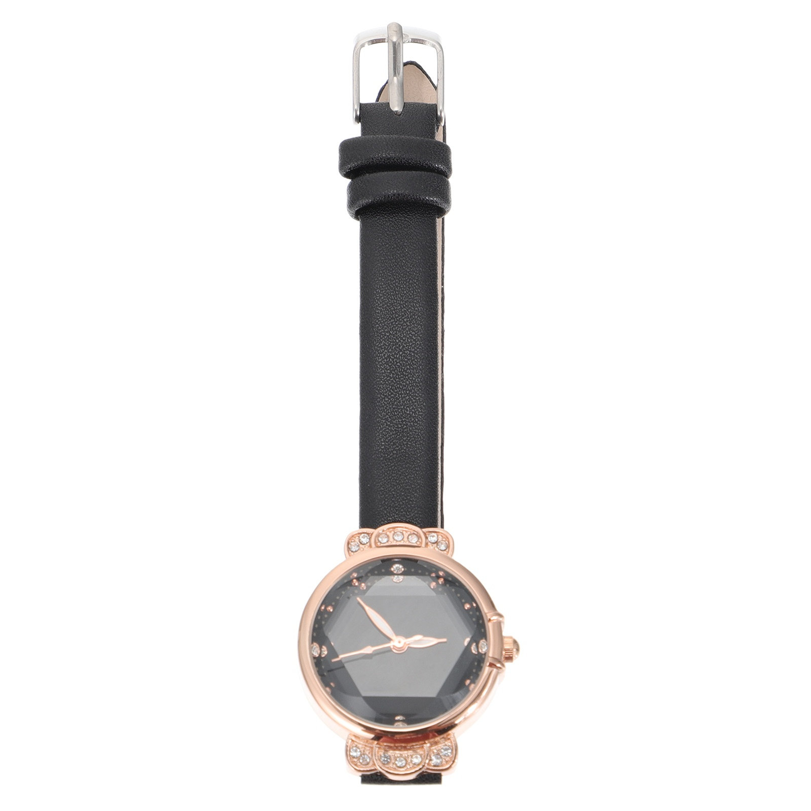Luxury Watch Gift For Her - ラインストーンがあしらわれたレディース腕時計。耐久性のあるストラップが付いており、学生やビジネスシーンでの着用に最適。女性へのギフトとしてもおすすめです。
