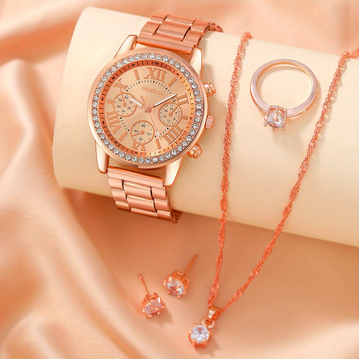 レディース腕時計 ラグジュアリーラインストーンクォーツウォッ - Luxury Watch Gift For Her のレビューと価格
