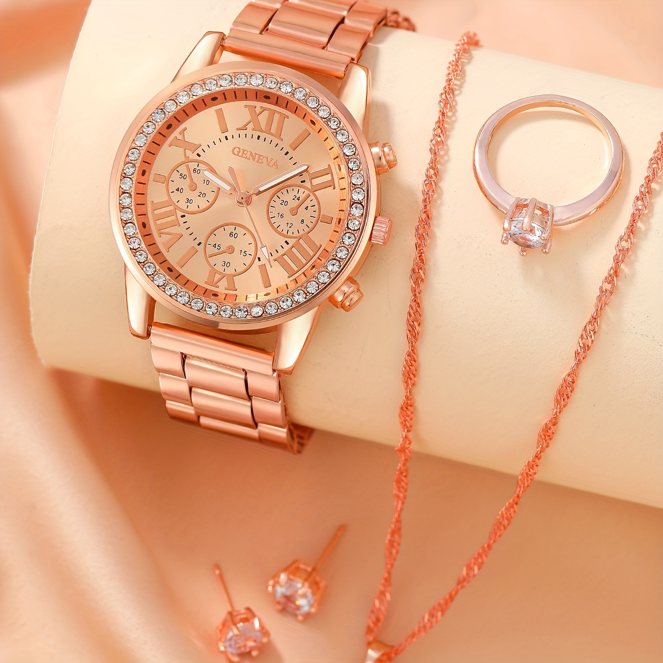 レディース腕時計 ラグジュアリーラインストーンクォーツウォッ - Luxury Watch Gift For Her のレビューと価格