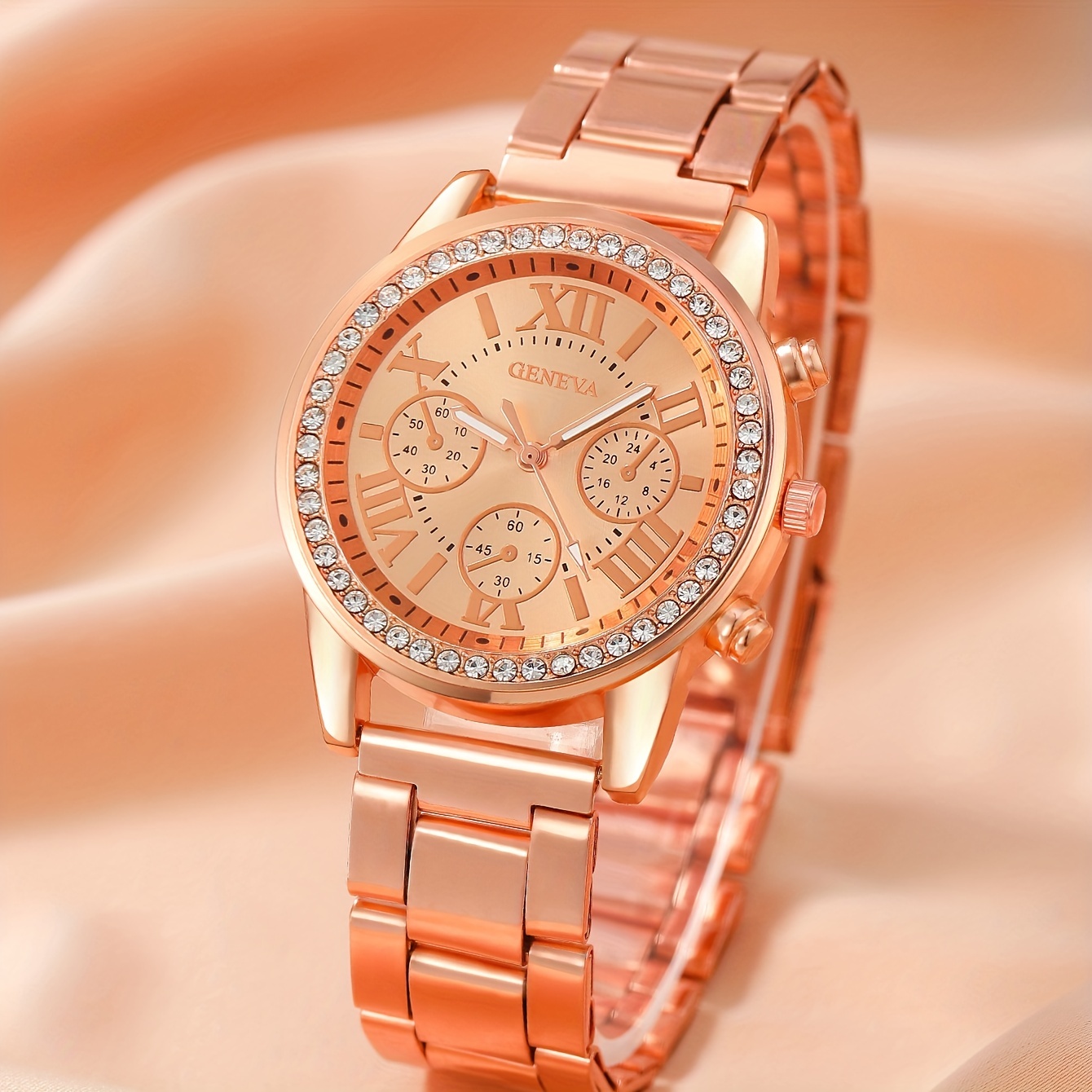 レディース腕時計 ラグジュアリーラインストーンクォーツウォッ - Luxury Watch Gift For Her のレビューと価格