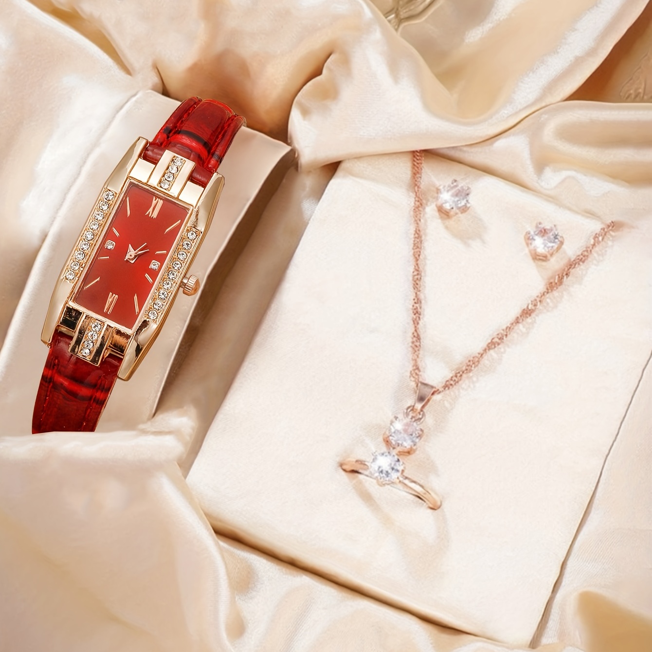ラグジュアリーラインストーンクォーツウォッチ バロックファッ - Luxury Watch Gift For Her のレビューと価格