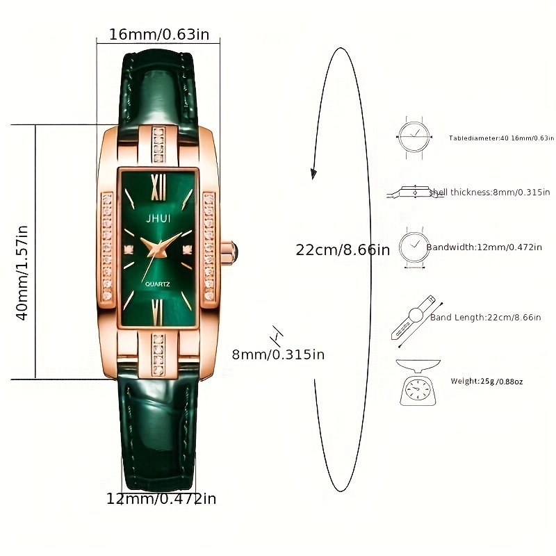 ラグジュアリーラインストーンクォーツウォッチ バロックファッ - Luxury Watch Gift For Her のレビューと価格