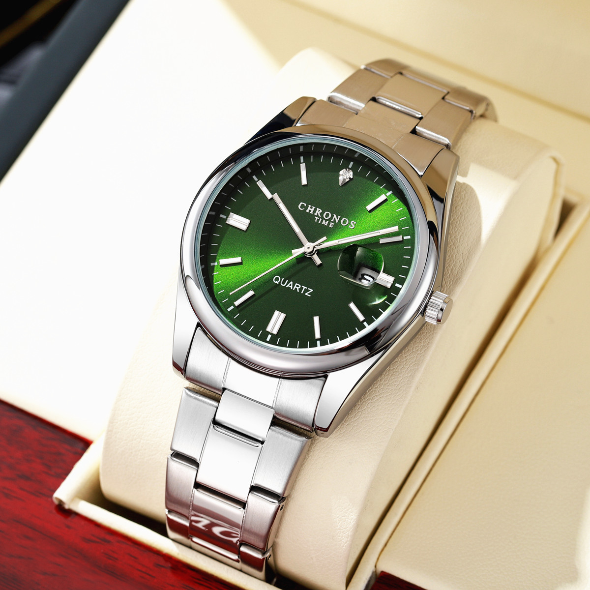クロノストップブランドの高級男腕時計防水発光日付メンズ腕時計 - Luxury Watch Maker のレビューと価格