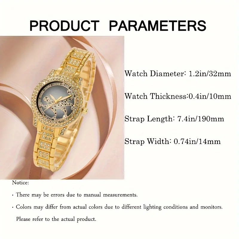 5個セット レディース腕時計 チーター柄 レオパード柄 クォ - Luxury Watch Gift For Her のレビューと価格