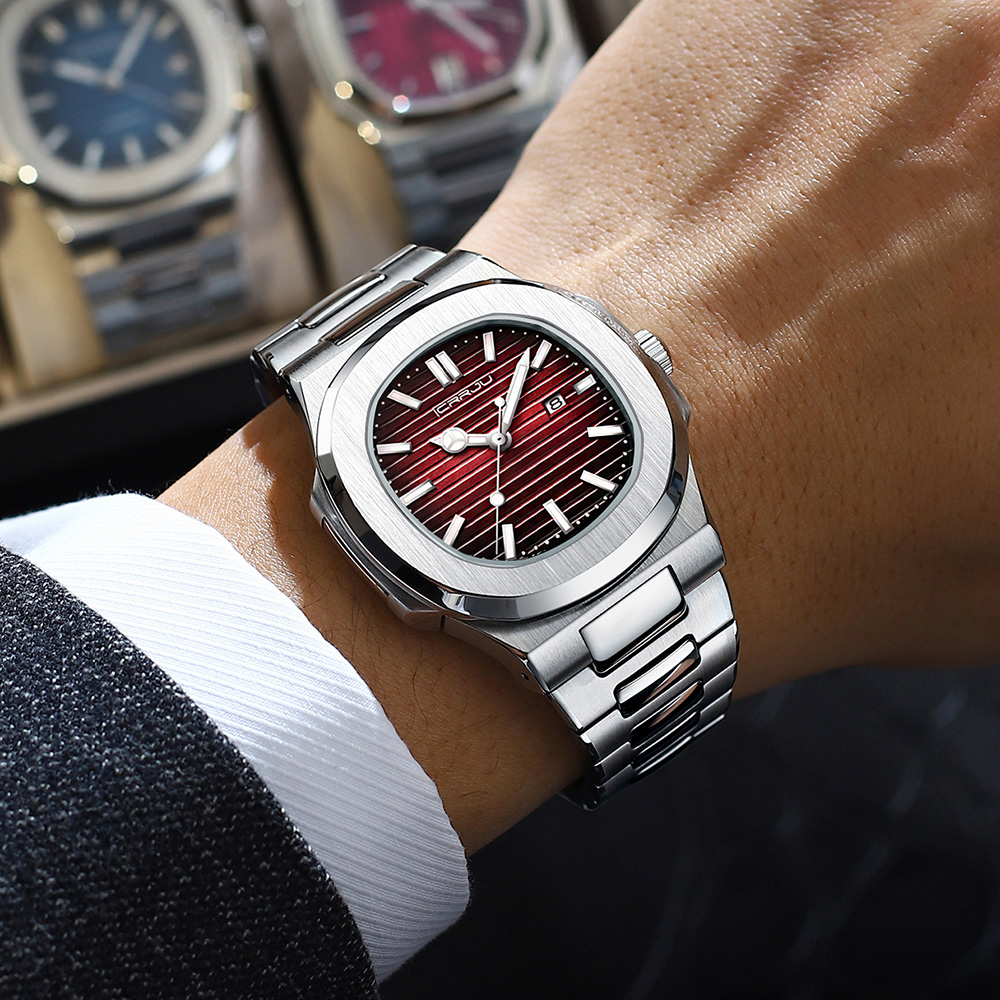 CRRJU トップの高級ブランドの男の腕時計スポーツ防水発光 - Luxury Watch Top 10 のレビューと価格