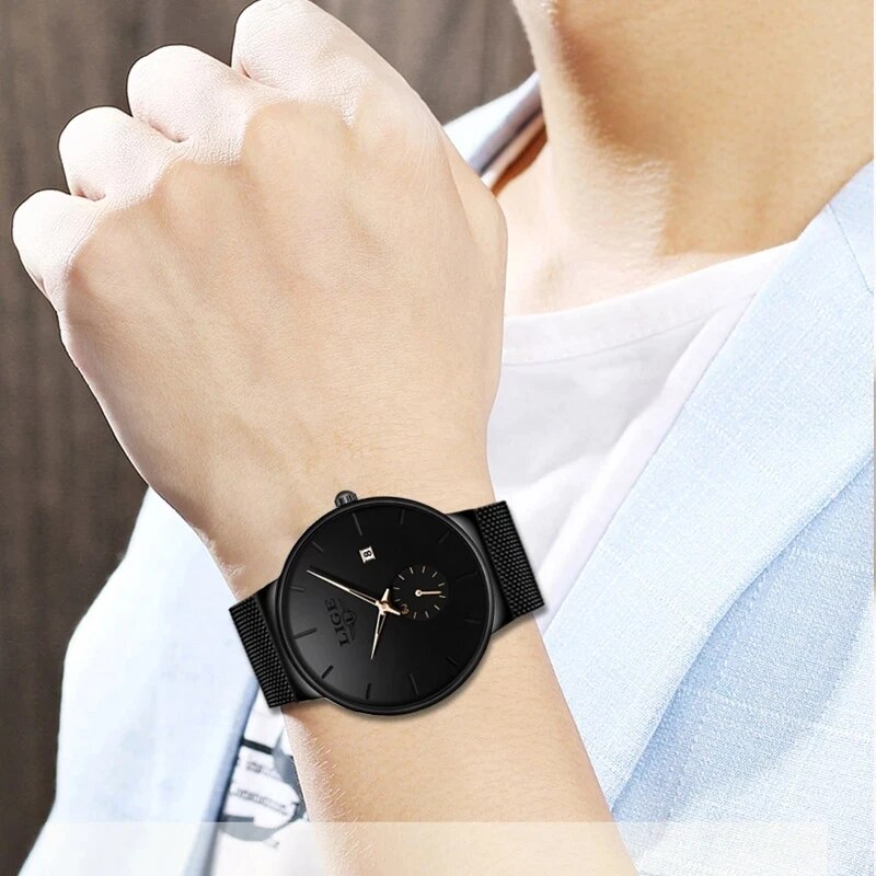 Ligeファッションメンズ腕時計トップブランド高級クォーツ時 - Luxury Watch Top 10 のレビューと価格