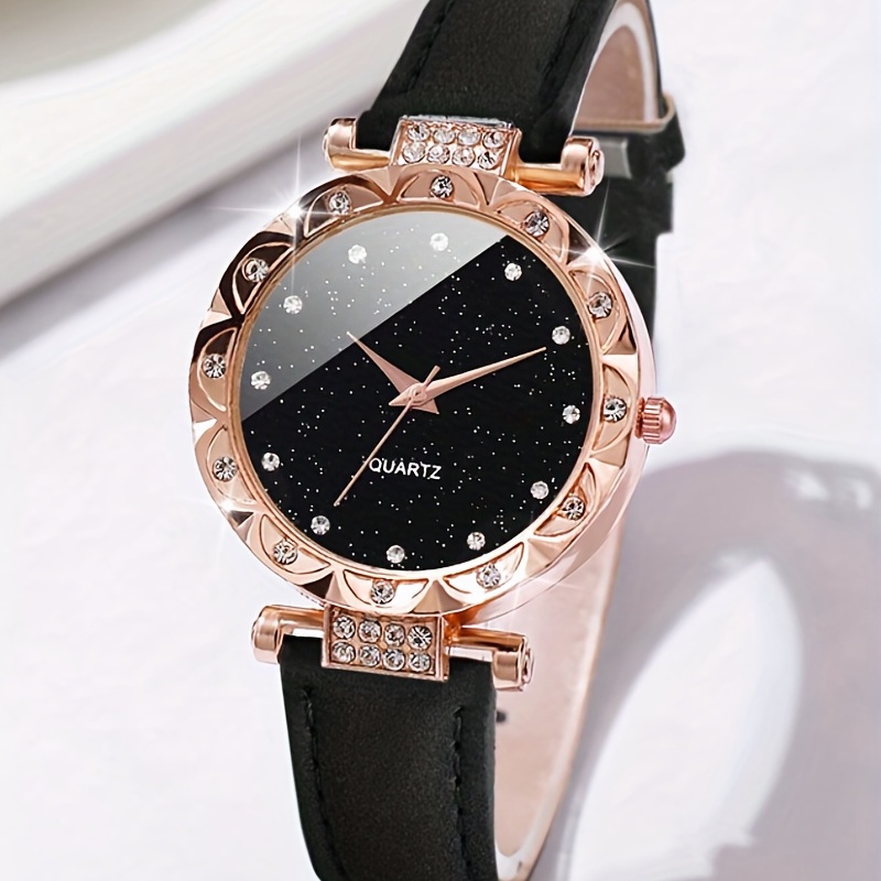 スターリーファッションクォーツウォッチ、ラグジュアリーライン - Luxury Watch Gift For Her のレビューと価格