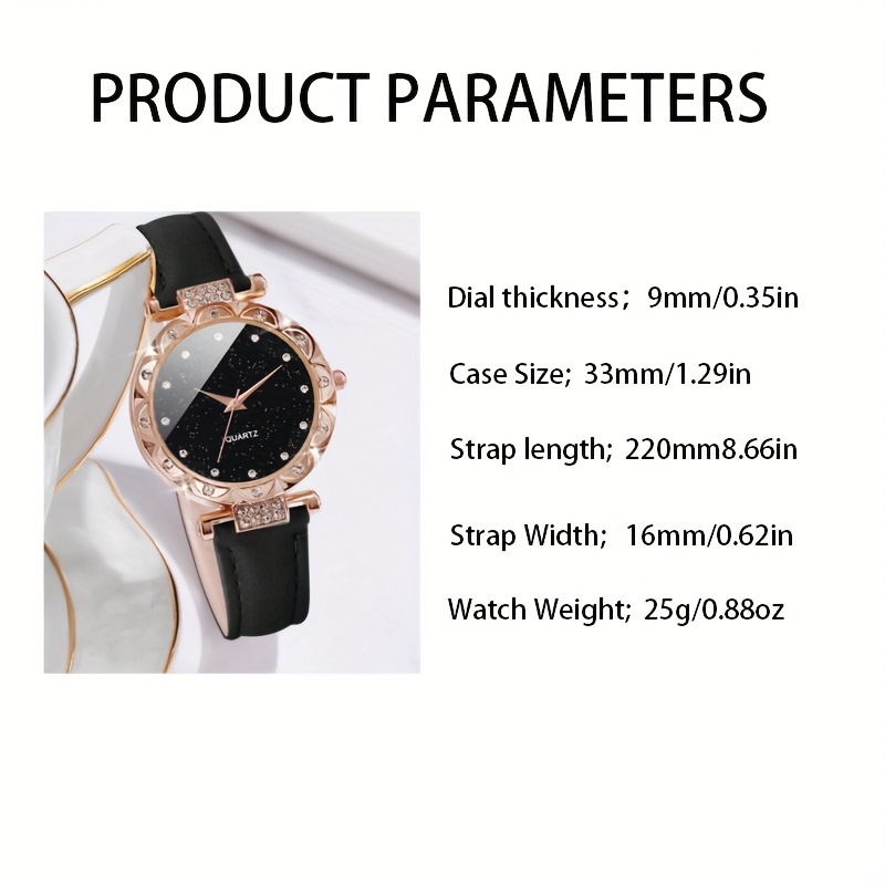 スターリーファッションクォーツウォッチ、ラグジュアリーライン - Luxury Watch Gift For Her のレビューと価格