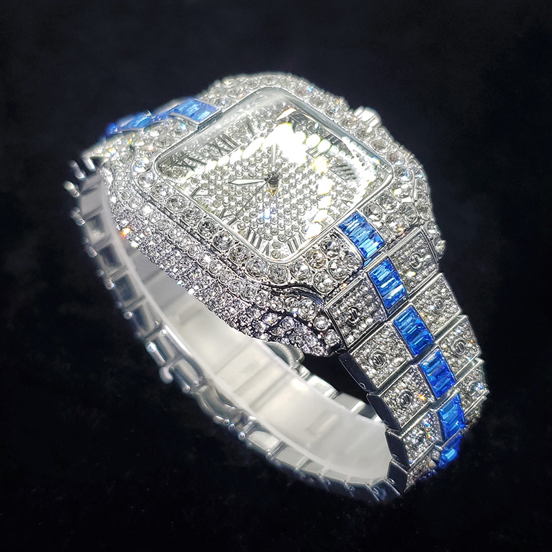 ニューファッションダイヤモンドウォッチメンズアイスアウトブリ - Luxury Watch Iceberg のレビューと価格