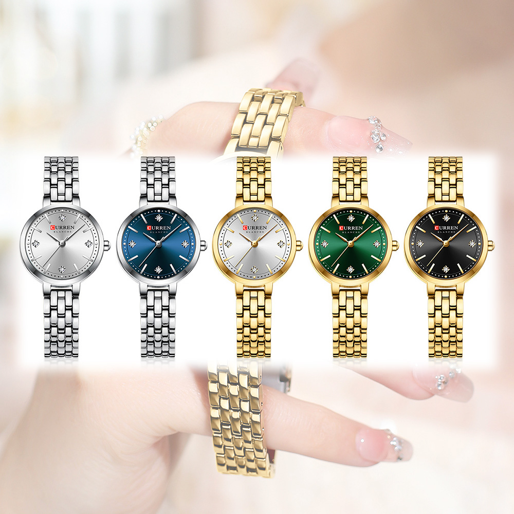 CURREN レディース ミニマリスト薄型腕時計 スパークリ - Luxury Watch Gift For Her のレビューと価格