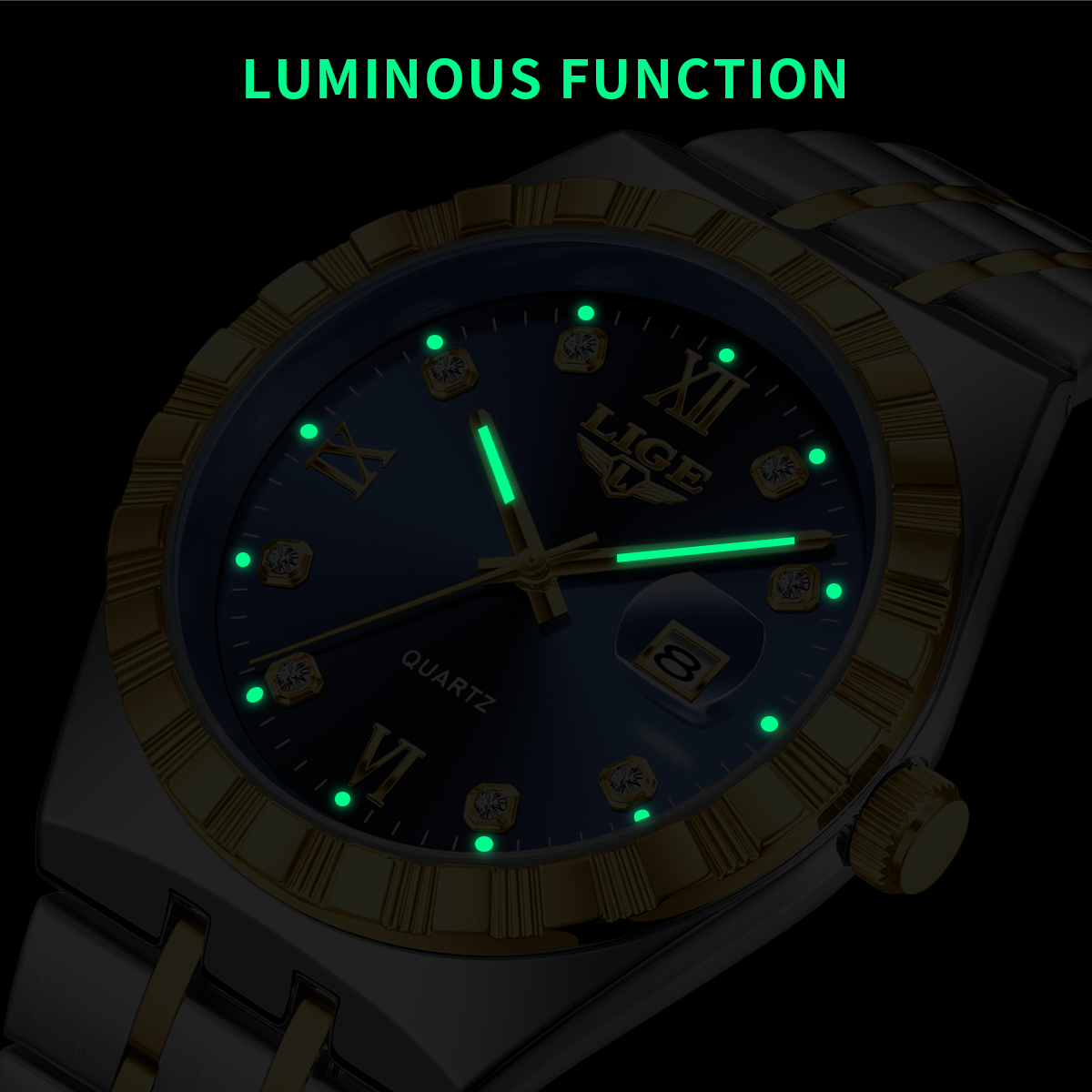 LIGE ビジネスメンズ腕時計 トップブランド 高級カジュア - Luxury Watch Maker のレビューと価格